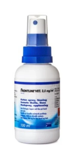 FRONTLINE VET 2,5 mg/ml sumute iholle, liuos