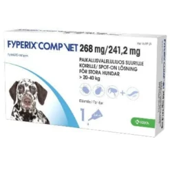 FYPERIX COMP VET 241,2 mg/268 mg paikallisvaleluliuos suurille koirille
