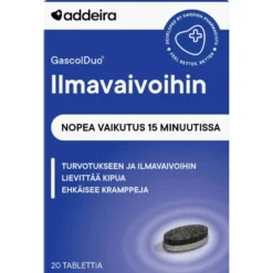 GascolDuo ilmavaivoihin tabletti 20 kpl