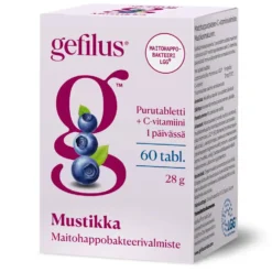 GEFILUS Mustikka purutabletti 60 kpl