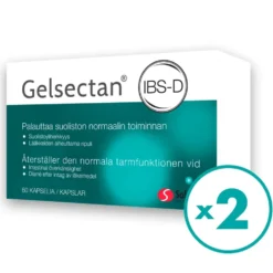 GELSECTAN kapseli 2x60