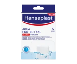 HANSAPLAST Aqua protect XXL 8 cm x 10 cm vedenkestävä sidos haavoille
