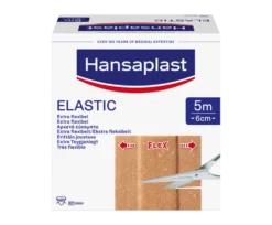 HANSAPLAST Elastic kangaslaastari 5 m x 6 cm, leikattava