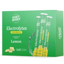 HART-SPORT Elektrolyyttiporeet Sitruuna 3x20 kpl