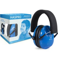 HASPRO Kids lapsen yli 4 v kuulosuojaimet sininen