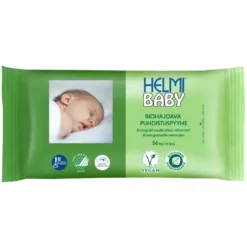 Helmi Baby Biohajoava Puhdistuspyyhe 56 kpl