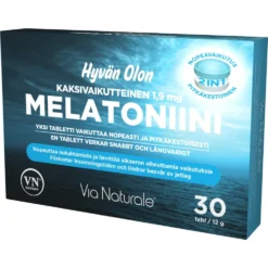 Hyvän Olon Melatoniini 1,9 mg kaksivaikutteinen 30 tabl