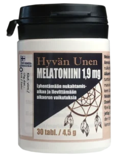 HYVÄN Unen Melatoniini 1,9 mg tabletti