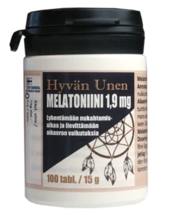 HYVÄN Unen Melatoniini 1,9 mg tabletti
