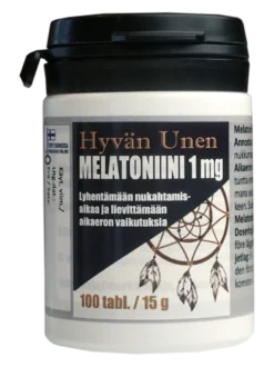 HYVÄN Unen Melatoniini 1 mg tabletti