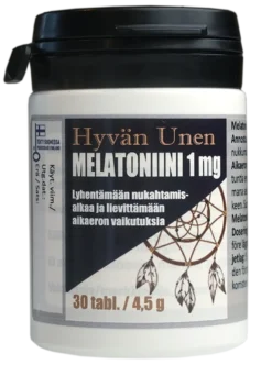 HYVÄN Unen Melatoniini 1 mg tabletti