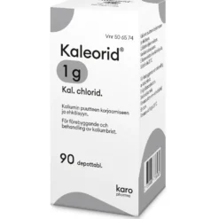 KALEORID 1 g depottabletti 90 kpl