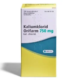 KALIUMKLORID ORIFARM 750 mg depottabletti