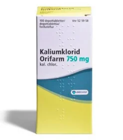 KALIUMKLORID ORIFARM 750 mg depottabletti