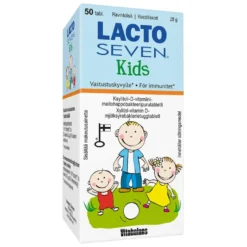 LACTO Seven Kids maitohappobakteerivalmiste purutabletti 50 kpl