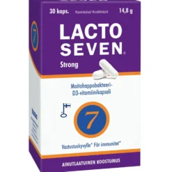 LACTO Seven Strong maitohappobakteeri 30 kaps