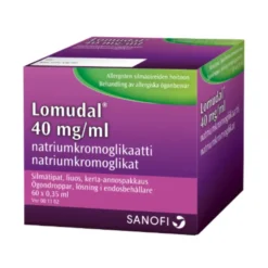 LOMUDAL 40 mg/ml silmätipat, liuos, kerta-annospakkaus