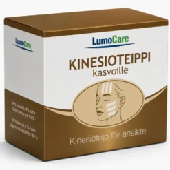 Lumocare Kinesioteippi kasvoille 2,5 cm x 5 m beige 2 kpl