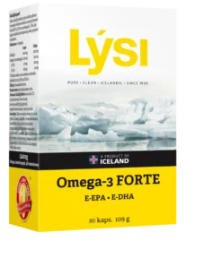 LYSI Omega-3 Forte kalaöljykapseli 80 kpl