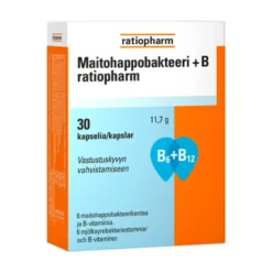 MAITOHAPPOBAKTEERI + B Ratiopharm 30 kaps