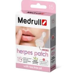 Medrull Herpes Patch huuliherpeslaastari 15 kpl