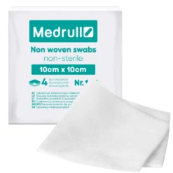 Medrull Kuitutaitos Non Woven Swab 10x10 cm 100 kpl