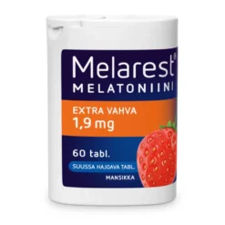MELAREST Melatoniini Extra Vahva 1,9 mg mansikka tabletti 60 kpl