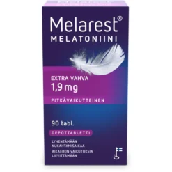 MELAREST Melatoniini Extra Vahva 1,9 mg pitkävaikutteinen tabletti 90 kpl