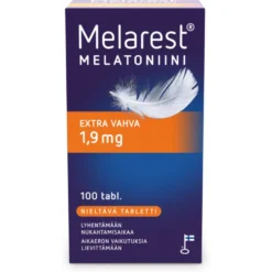 MELAREST Melatoniini Extra Vahva 1,9 mg tabletti 100 kpl