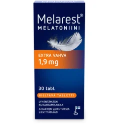 MELAREST Melatoniini Extra Vahva 1,9 mg tabletti 30 kpl