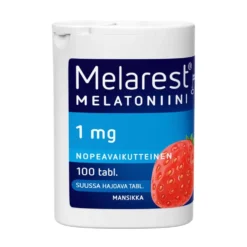 Melarest 1 mg Mansikka 100 tabl
