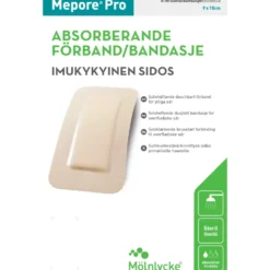 MEPORE Pro haavasidos vedenkestävä 9X15 cm 5 kpl