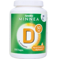 MINNEA D-Vitamiini 50 µg kapseli 300 kpl