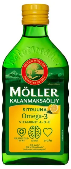 MÖLLER Kalanmaksaöljy sitruunanmakuinen