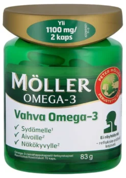 MÖLLER Vahva Omega-3 kalaöljykapseli 70 kpl