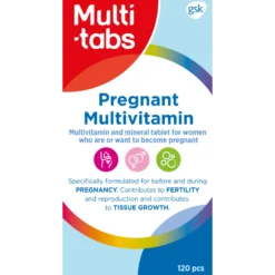 MULTI-TABS Pregnant monivitamiinitabletti 120 kpl