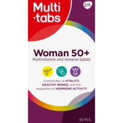 MULTI-TABS Woman 50+ monivitamiini tabletti 60 kpl