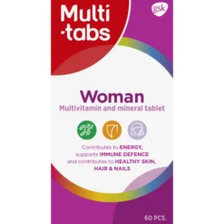 MULTI-TABS Woman monivitamiini tabletti 60 kpl