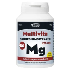 MULTIVITA Magnesiumsitraatti + B6 175 mg tabletti 80 kpl