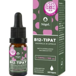NÔGEL B12-tipat vauvoille ja lapsille 10 ml