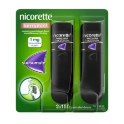 NICORETTE BERRYMINT 1 mg/annos sumute suuonteloon, liuos