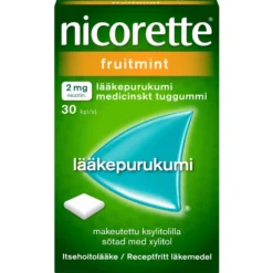 NICORETTE FRUITMINT 2 mg lääkepurukumi