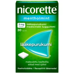 NICORETTE MENTHOLMINT 2 mg lääkepurukumi