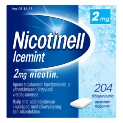 NICOTINELL ICEMINT 2 mg lääkepurukumi