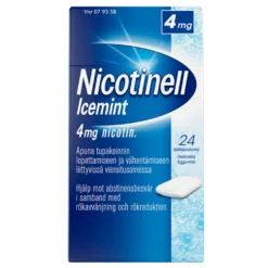 NICOTINELL ICEMINT 4 mg lääkepurukumi