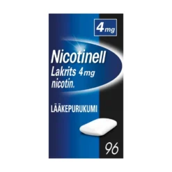 NICOTINELL LAKRITS 4 mg lääkepurukumi