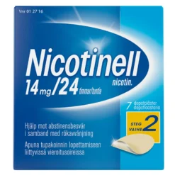 NICOTINELL 14 mg/24 tuntia depotlaastari