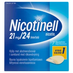 NICOTINELL 21 mg/24 tuntia depotlaastari