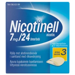 NICOTINELL 7 mg/24 tuntia depotlaastari
