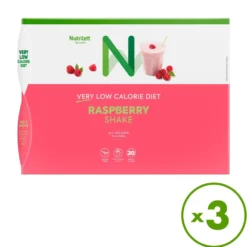 Nutrilett Raspberry Shake VLCD ruokavalionkorvike 3x20x35 g